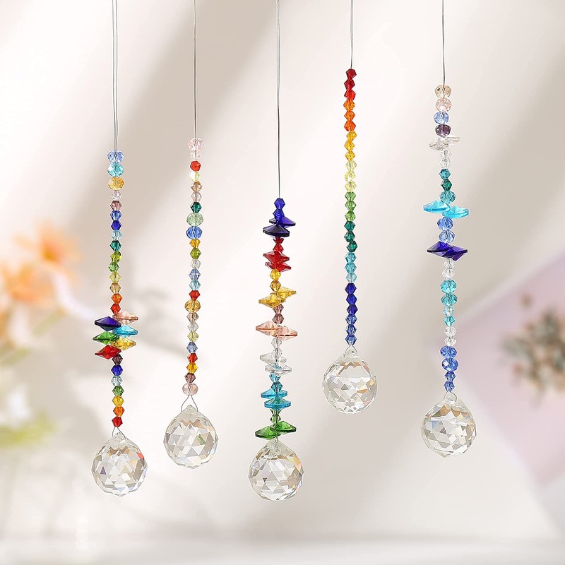 ToBeIT 12 x Crystal Sun Catchers Conjures up Light Reflections