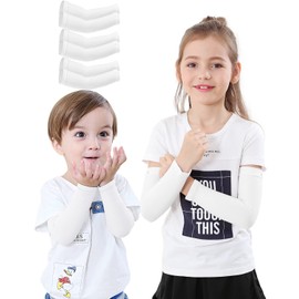 Newbyinn Arm Sleeves for Kids Child Toddlers, Age 1-7, UV Sun Protection, Cooling Sleeves to Cover Arms