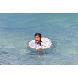 Igarashi RGD-60K Pretty Ribbon Ukiwa Swim Ring, 23.6 inches (60 cm), Rope Included