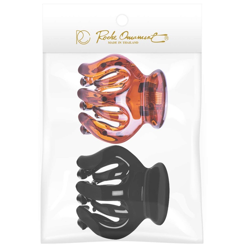 RC Roche Pumpkin Hair Clip with Claws and Firm Hold