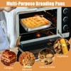 Aemygo Set of 3 Breading Pans, Stainless Steel Breading Tray
