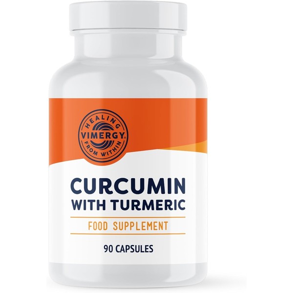 Vimergy Curcumin with Turmeric Capsules, 30 Servings – Curcumin &
