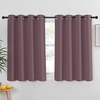 NICETOWN Short Blackout Curtains for Bathroom - Sound Reducing Window