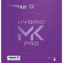 TIBHAR Table Tennis Rubber Hybrid MK PRO (2.0 Black)
