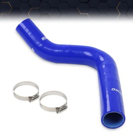 PIT66 Silicone Radiator Hose Kit Compatible with 1999-2014 Silverado Sierra Suburban Tahoe Yukon GM Blue with Clamps