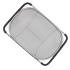 Over The Sink Colander Stainless Steel Telescopic Strainer Basket Rubber