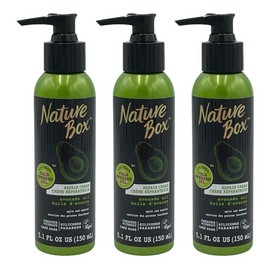 Nature Box 3 Pack Nature Box Repair Cream Avocado Oil Split End Control 5.1 oz Cold Pressed