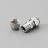 VGOL 2PCS 10mm Double Ferrule Pipe Fitting Straight Compression Fitting