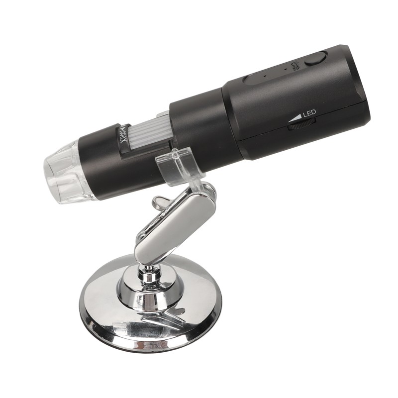 Handheld USB Microscopes 50X‑1000X Mini WiFi USB Black Wireless Digital