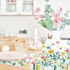 30 Pack Floral Placemats Set Butterfly Flower Disposable Paper Placemats