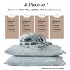 Simple&Opulence 100% Pure Linen Sheet Set Queen Size, Natural French