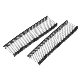 MECCANIXITY 3000pcs Standard Tagging Gun Fasteners 1.1x0.3 Inch Plastic Tags Clothing Tag Black 20mm/0.8inch Tags Barbs Attachments for All Standard Price Tag Gun