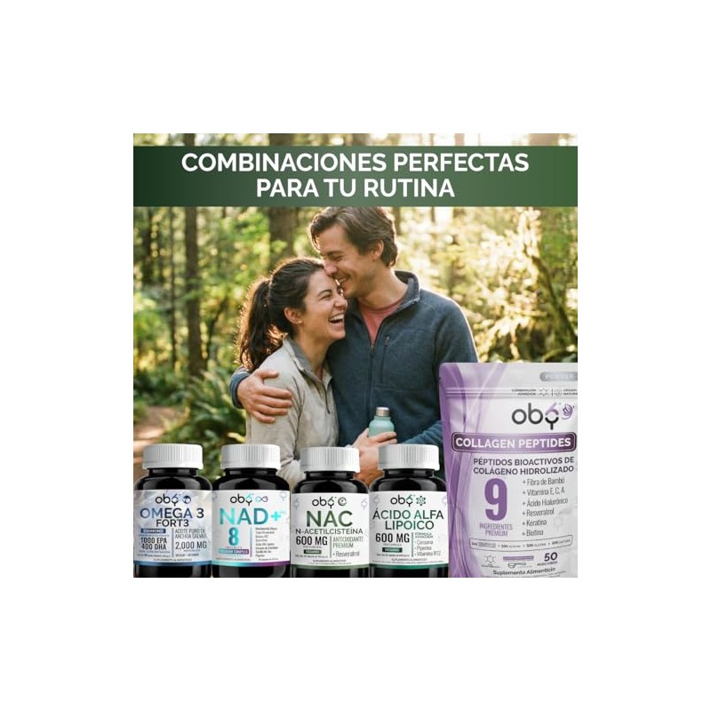 Oby Nac 600mg Trans Resveratrol Antioxidante Precursor Glutation Acetyl Cysteine