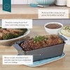 Chicago Metallic 2-Piece Healthy Meatloaf Pan with Draining Insert Professional