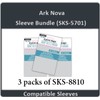 "Ark Nova" Compatible Card Sleeve Bundle (SKS-8810 X 3)