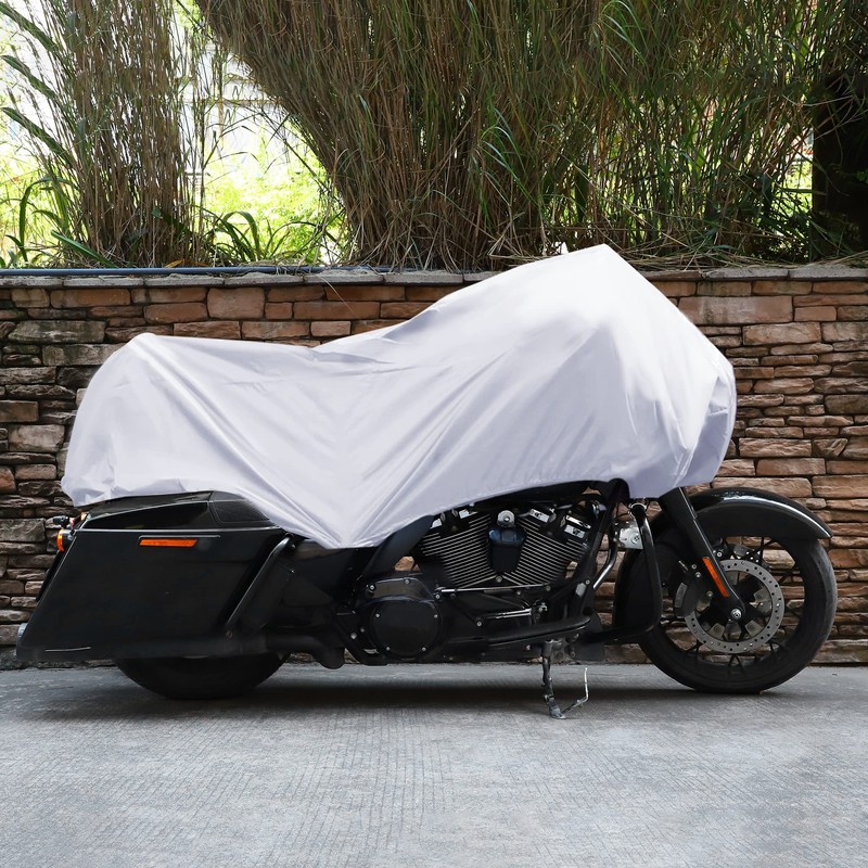 X AUTOHAUX Motorcycle Cover Lightweight Half Cover Outdoor Waterproof Rain