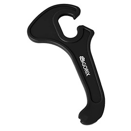 GORIX(ゴリックス) Bicycle Tool Bicycle Tire Lever [Easy to Install and Remove Tires with One Lever - Road Bike] GT-38 (Black)