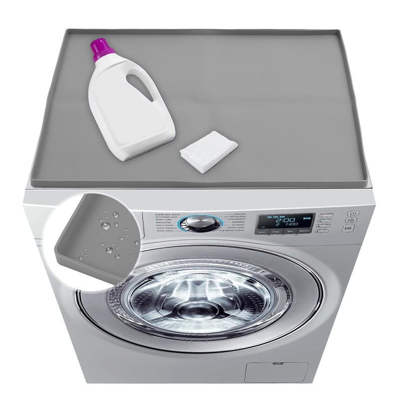 Top Loading Washer Dryer Mat Anti Slip Dustproof Waterproof Silicone