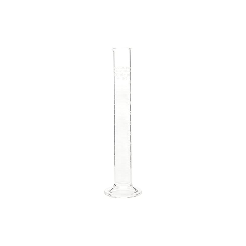 GLASS MEASURING CYLINDER (GRADUATED BOROSILICATE GLASS) 100ML