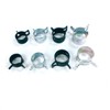 Fuel Hose Clamps (10-Pack) - Select Outer Diameter (12mm, 14mm, 16mm) - Pinch & Spring Band Inner Diameter 16mm (for 10mm inner diameter hose) 5ea