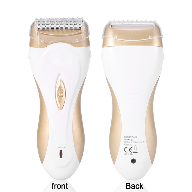 Kemei Women Rechargeable Electric Shaver Epilator Hair Remover Hair Removal