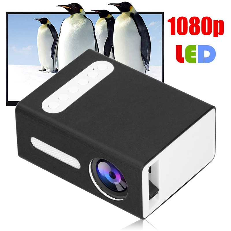 Mini Household Projector Portable LED Home Media Video Player Kid's