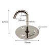 Stainless Steel Round Base Screws Mount Ceiling Hooks Hanging Hook