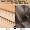 Tottist 17"x236" Single B Flute Corrugated Cardboard Roll, Brown