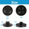 Garbage Disposal Splash Guard 3 3/8 Inch,Rubber Sink Baffle Drain