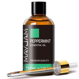 Peppermint Essential Oil - Huge 3.38 Fl Oz - Premium Grade Peppermint Oil Essential Oil for Diffuser, Hair Care, Skin Care, Aromatherapy, Massage, Soap and Candle Making