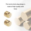 YINETTECH 2 Pcs 1/2 Inch NPT Boat Drain Plug Solid