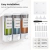 Modundry Shampoo and Conditioner Dispenser, Soap Dispenser Wall Mounted 3