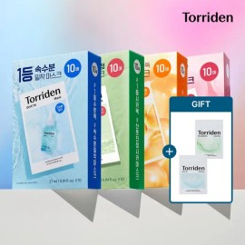 토리든 [20매구성] 토리든 BEST 시트 마스크팩 20매구성 (수분/진정/미백/모공 택 )+(멀티패드 10매+토너패드 10매) [Toryden BEST Sheet Mask Pack 20 Sheets Set] (Moisturizing/Soothing/Whitening/Pore Care) + (Multi Pads 10 Sheets + Toner Pads 10 Sheets)