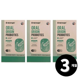 Living Factory H Partner Probiotics Peppermint Oral-derived Lactobacillus 30 tablets, 3 units / 프로바이오틱스 페퍼민트 구강 유래 유산균 30정, 3개
