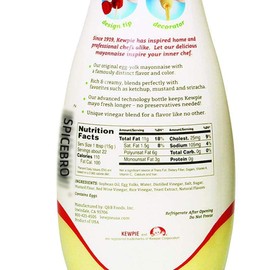 W&E Mart Kewpie Squeeze Mayonnaise, Japanese Mayo for Sandwich Spread, Salad, Toast, 12 Ounce, 1 Pack