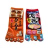 [Mode Select] Women's 5 Toe Socks, Characters, 2 Pairs Set,