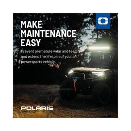 Polaris Heavy Duty Pistol Grip Grease Gun, 14 Oz Cartridge - Ultimate Lubrication Solution for Smooth Vehicle Performance and Lifespan, 18" Hose, 5,000 PSI, Ideal for All Vehicles, ATVs and UTVs