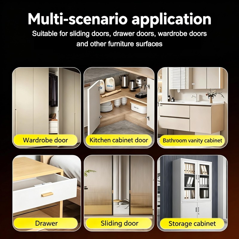 Ultra Thin Cabinet Door Magnets - 10 Pack