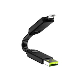 Rolling Square inCharge x Charging/Data Transfer Cable, Black