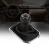 Akozon Gear Knob 5 Speed Gear Stick Gaiter Black Anti