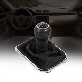 Akozon Gear Knob 5 Speed Gear Stick Gaiter Black Anti Dust Cover Suitable for 4