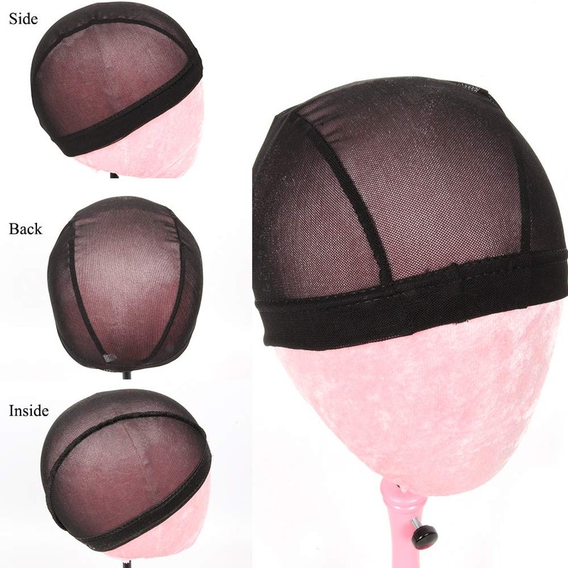 ZQIAN BEAUTY Small Mesh Dome Caps For Wigs 6 Pcs