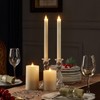 CozierGlow Flameless Taper Candles Flickering with Remote and Timer, 3D