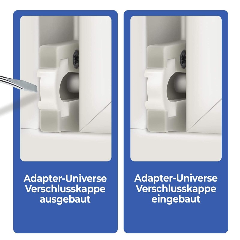 Toggle Bearing Cap Basement Window Fastener Replacement Part Set White