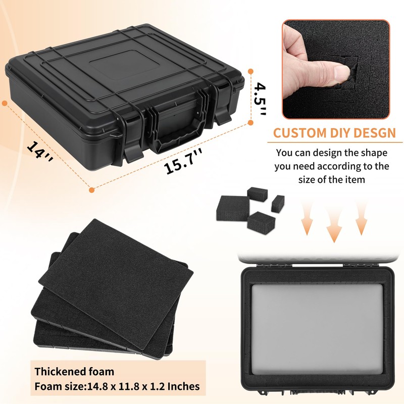 WELIDAY Laptop Hard Case for 14-15.6 inch Gaming Laptops &