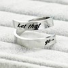 Kucheed Adjustable Rings for Women/Men, Inspirational Ring Jewelry Engraved I