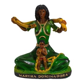 Imagen De Resina Santa Martha Dominadora 44 Cm