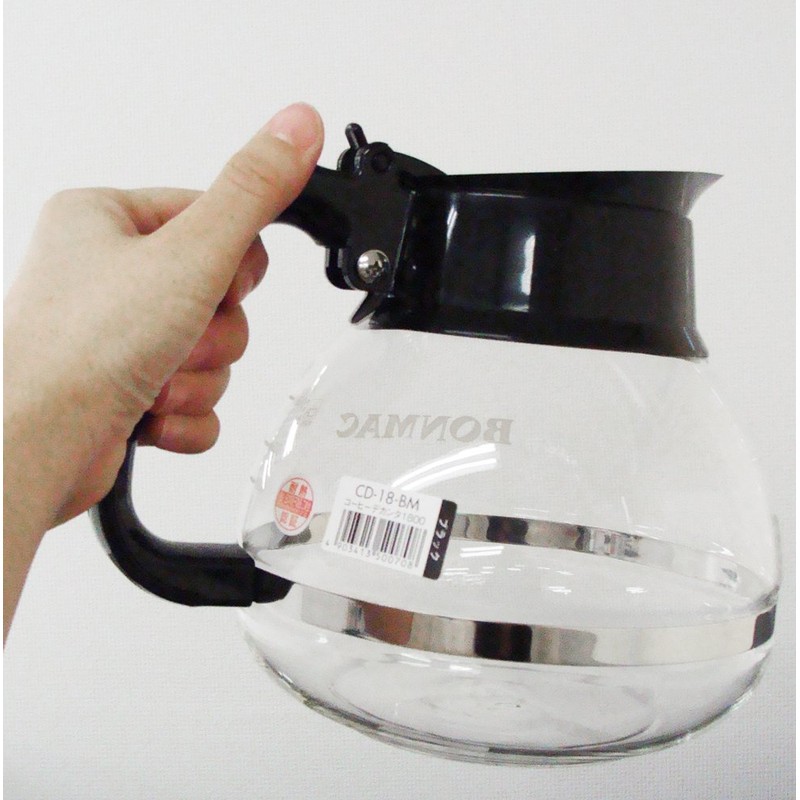 BONMAC CD-18-BM 1.8L Glass Decanter #858042