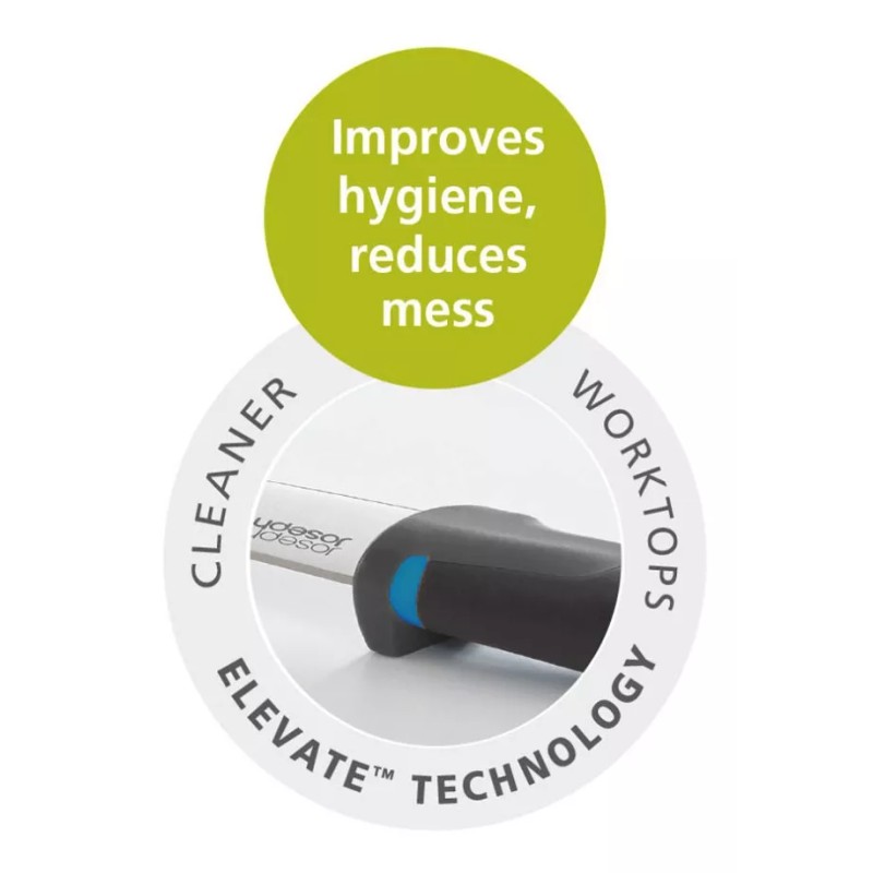 Joseph Joseph Set 3 Cuchillos Acero Inoxidable Japonés Y Protector