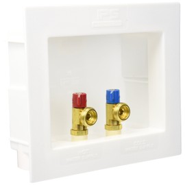 Ips 82054 Du All Washer Outlet Box with Valves, 1/2", Fgg, CPVC